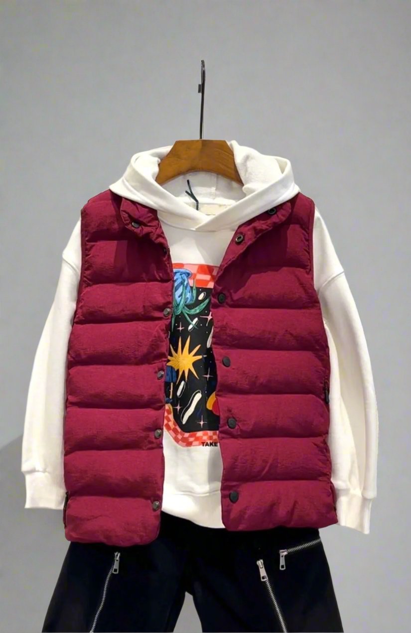 PUFFER JACKET RED