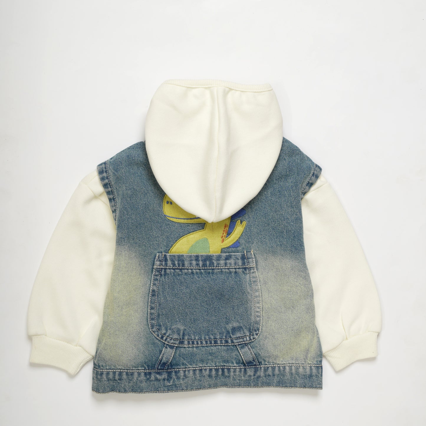 HOOD WITH DENIM JACKET