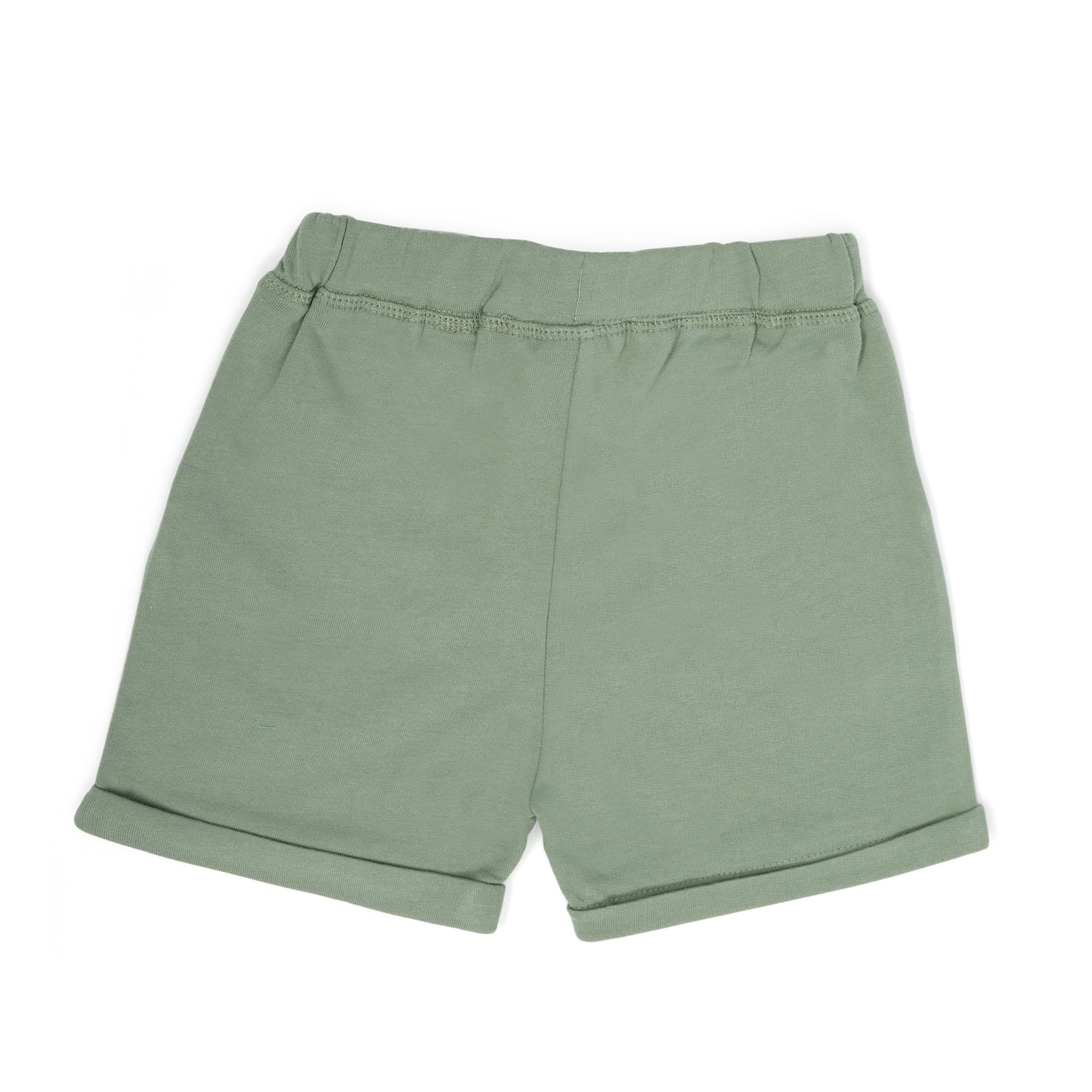 GREEN CASUAL SHORTS