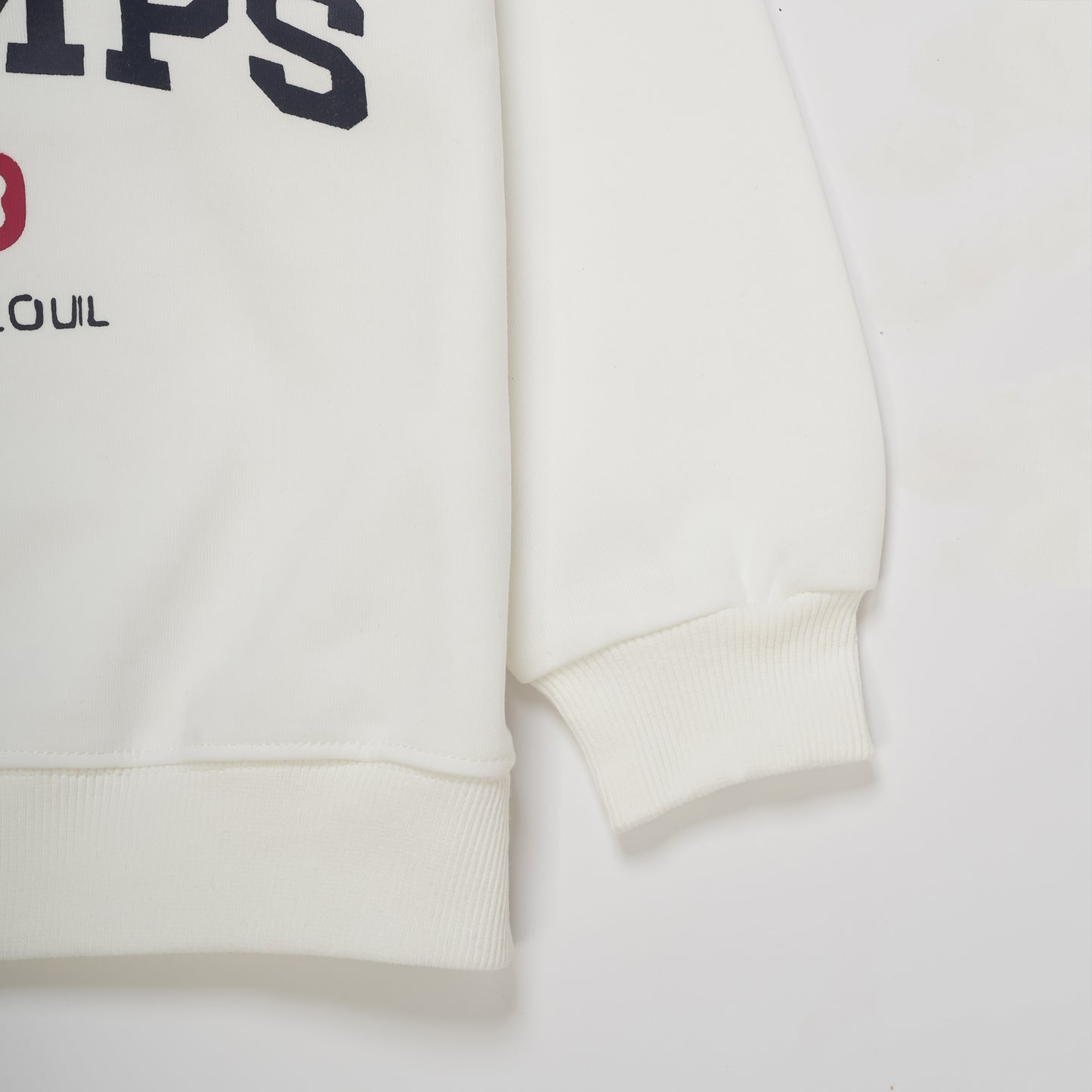 BORN CHAMP PULLOVER WHITE