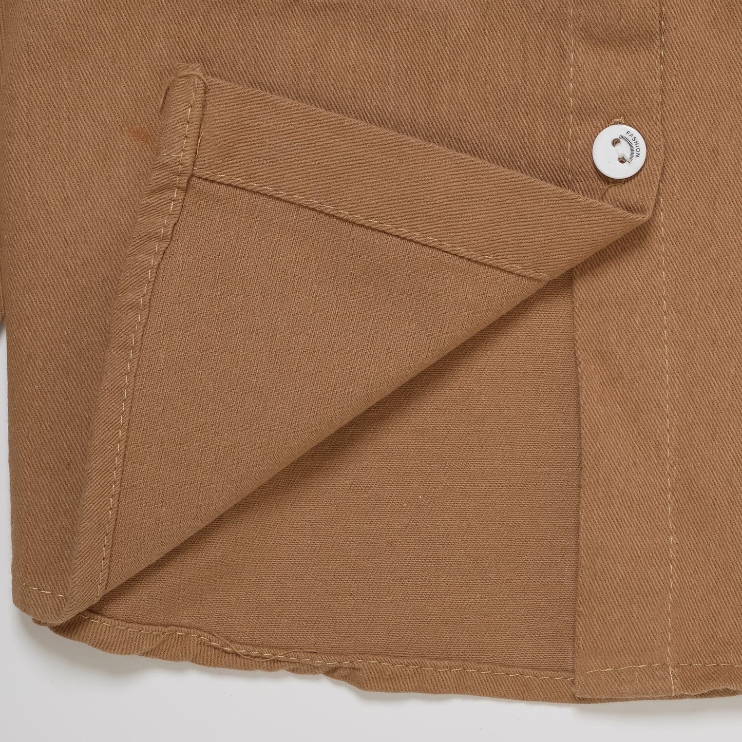 BROWN POCKET SHIRT