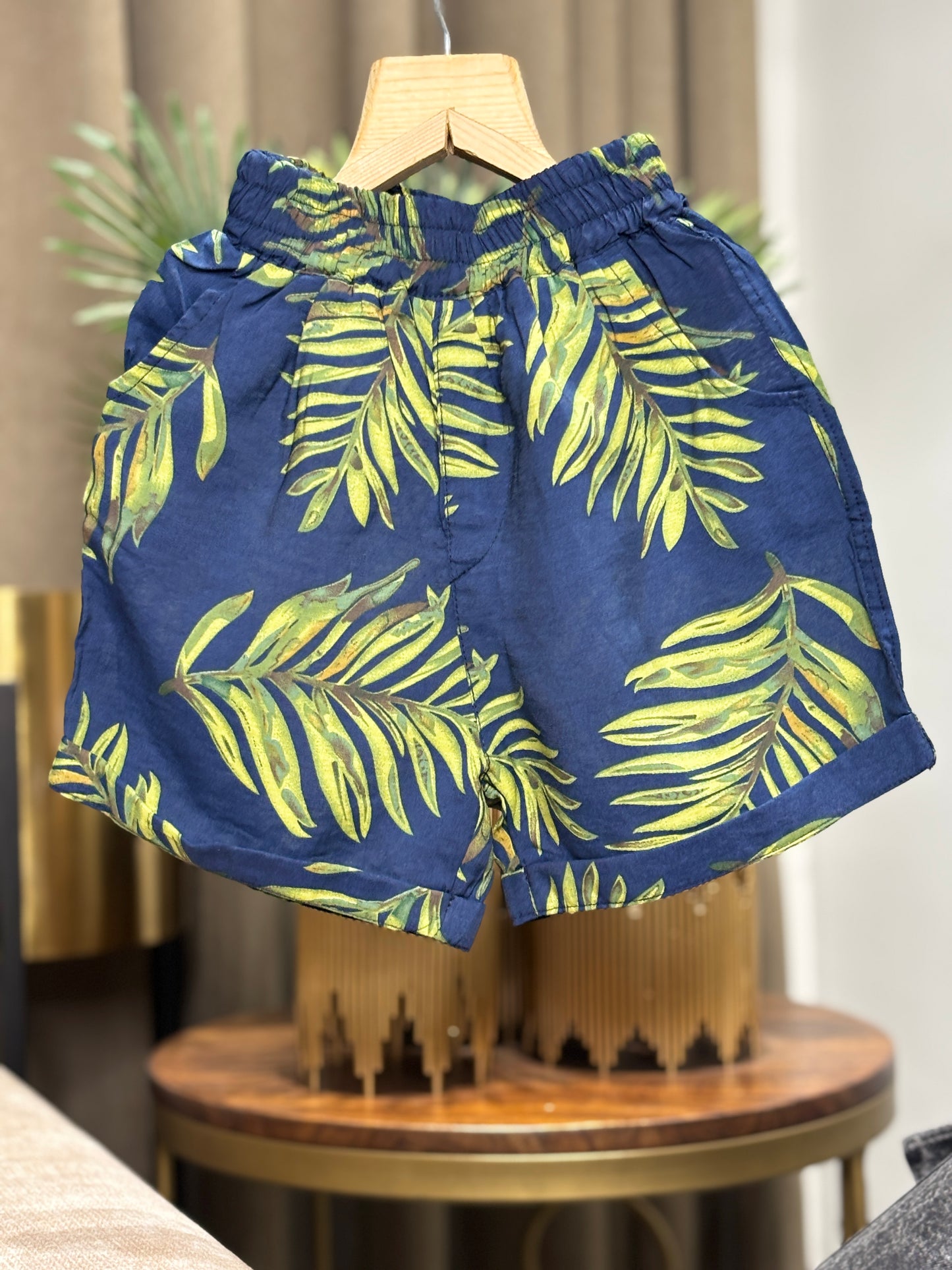 PRINTED C-ORD SET BLUE