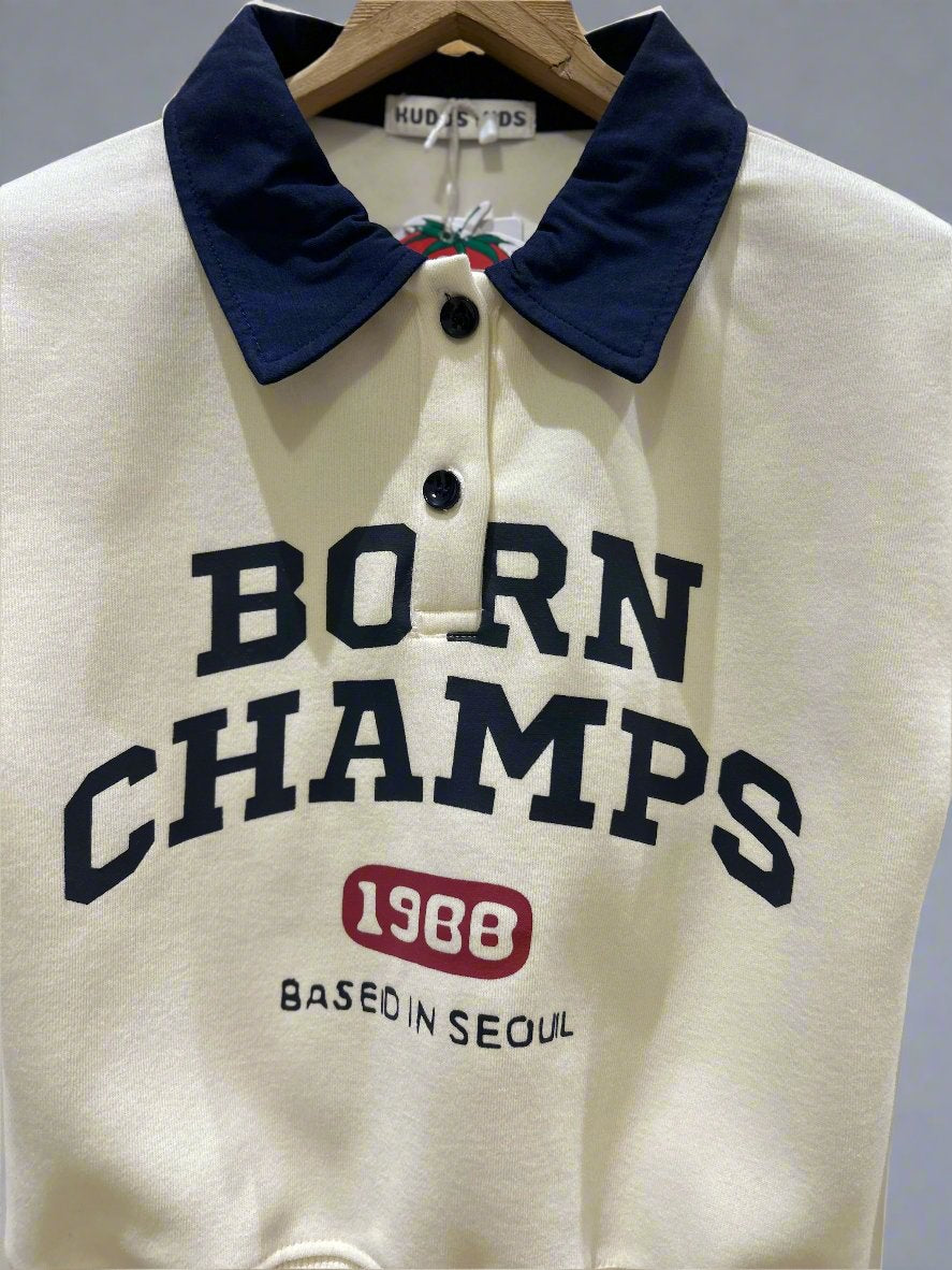 BORN CHAMP PULLOVER CREAM
