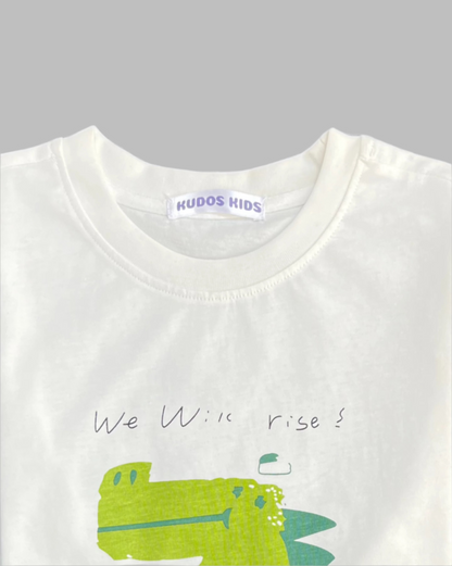DINO RISE WHITE TSHIRT