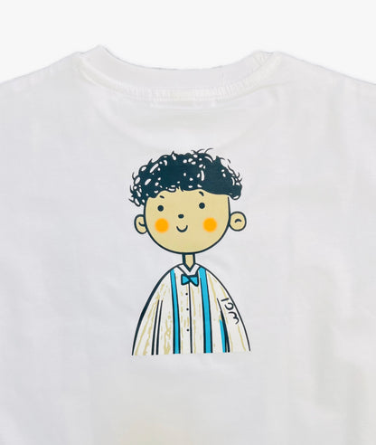 FUNNY BOYS WHITE T SHIRT