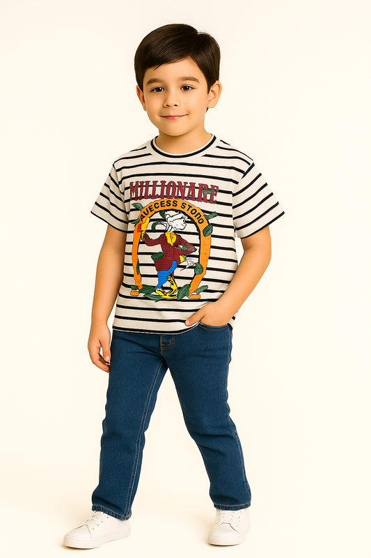 MILLIONAIRE STRIPER T-SHIRT