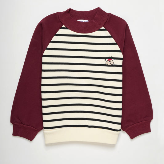STRIPED SWEATER CREAM