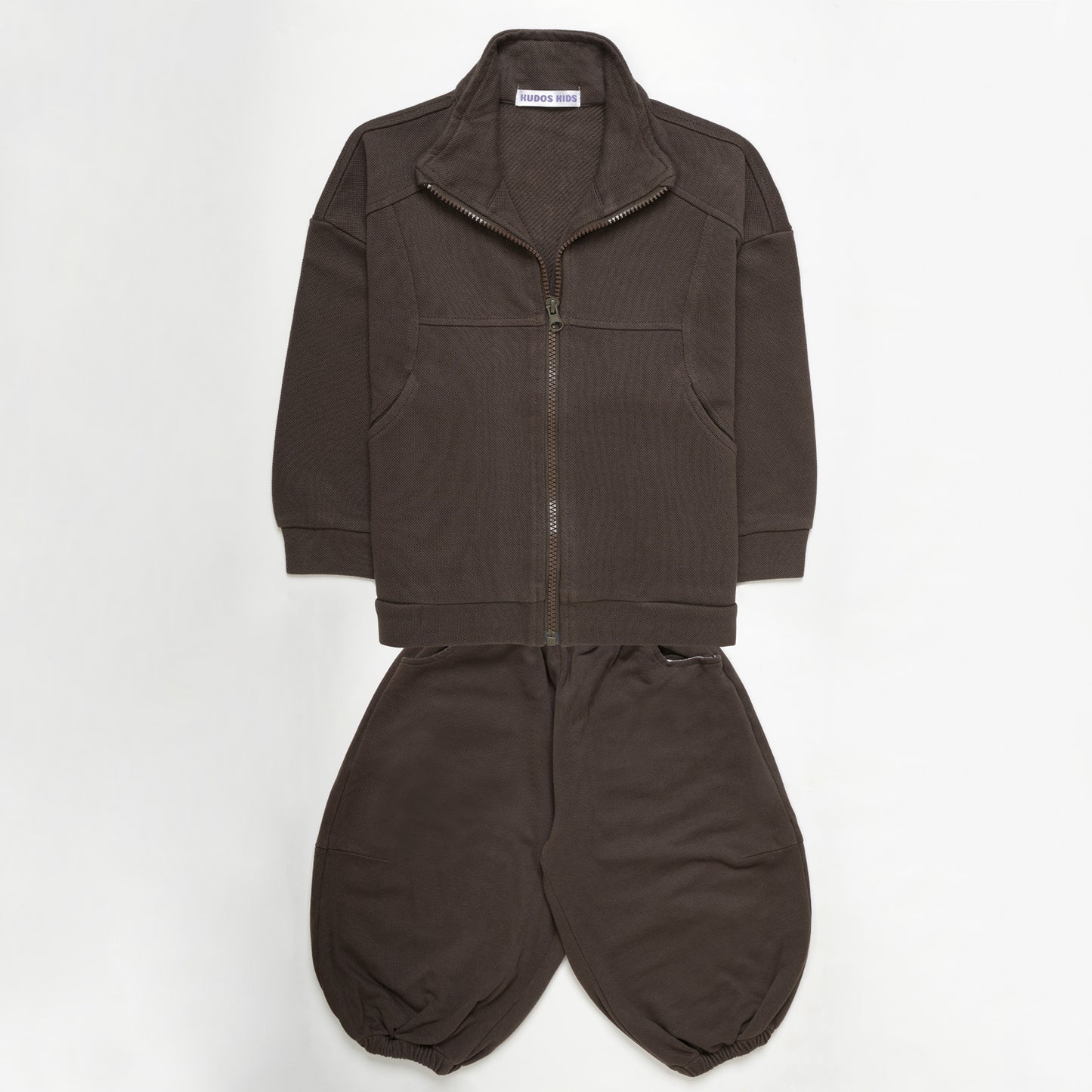 SOLID CORD SET BROWN