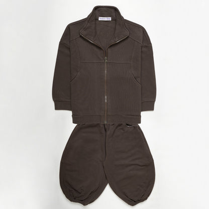 SOLID CORD SET BROWN