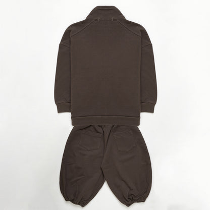 SOLID CORD SET BROWN