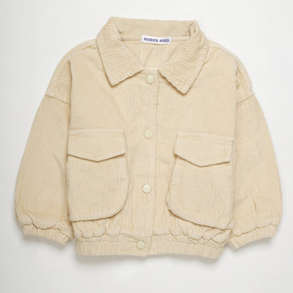 HARVARD HOOD WITH JACKET SET CREAM