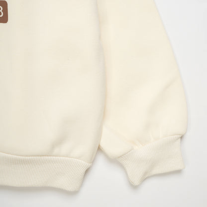 HARVARD HOOD WITH JACKET SET CREAM