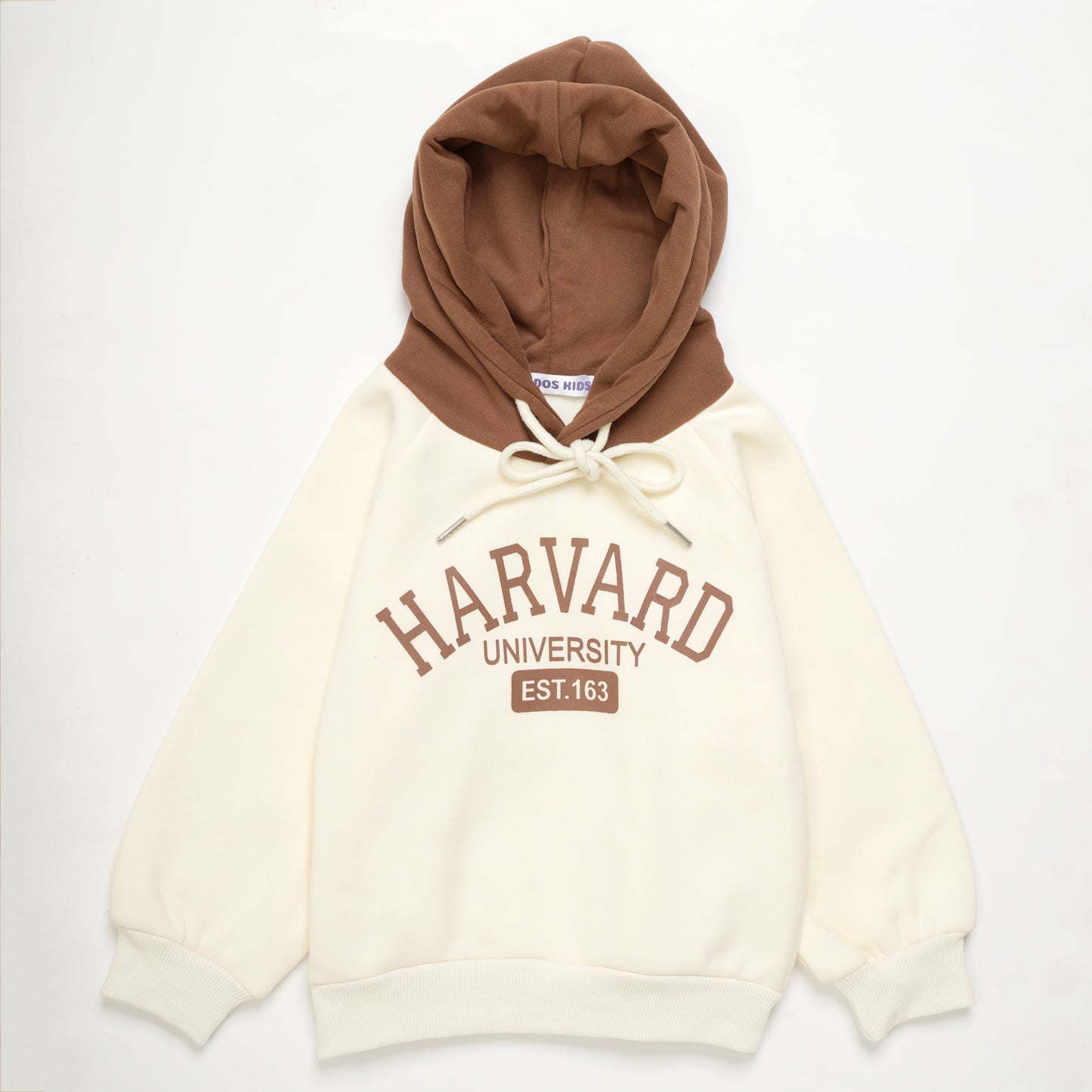 HARVARD HOOD WITH JACKET SET CREAM