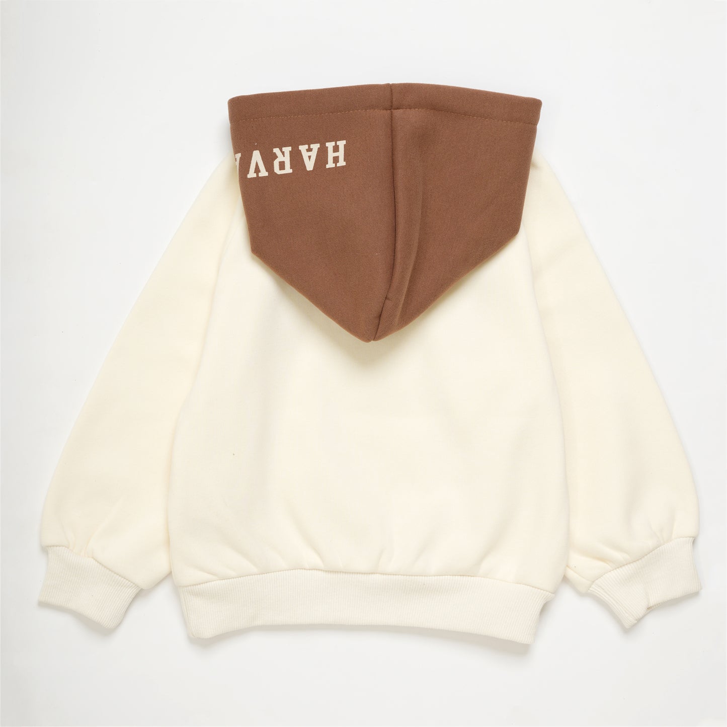 HARVARD HOOD WITH JACKET SET CREAM