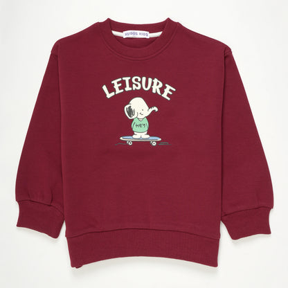 LEISURE POLLOVER RED #200