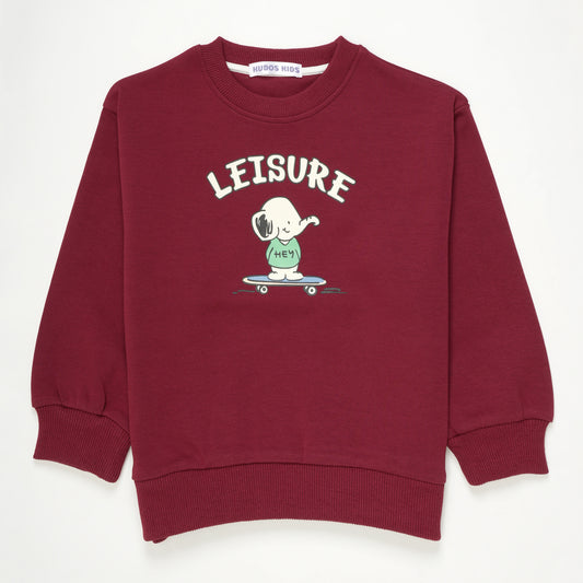 LEISURE POLLOVER RED #200