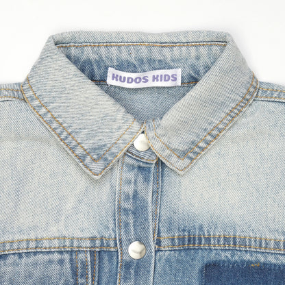 DENIM SHIRT SHADED BLUE
