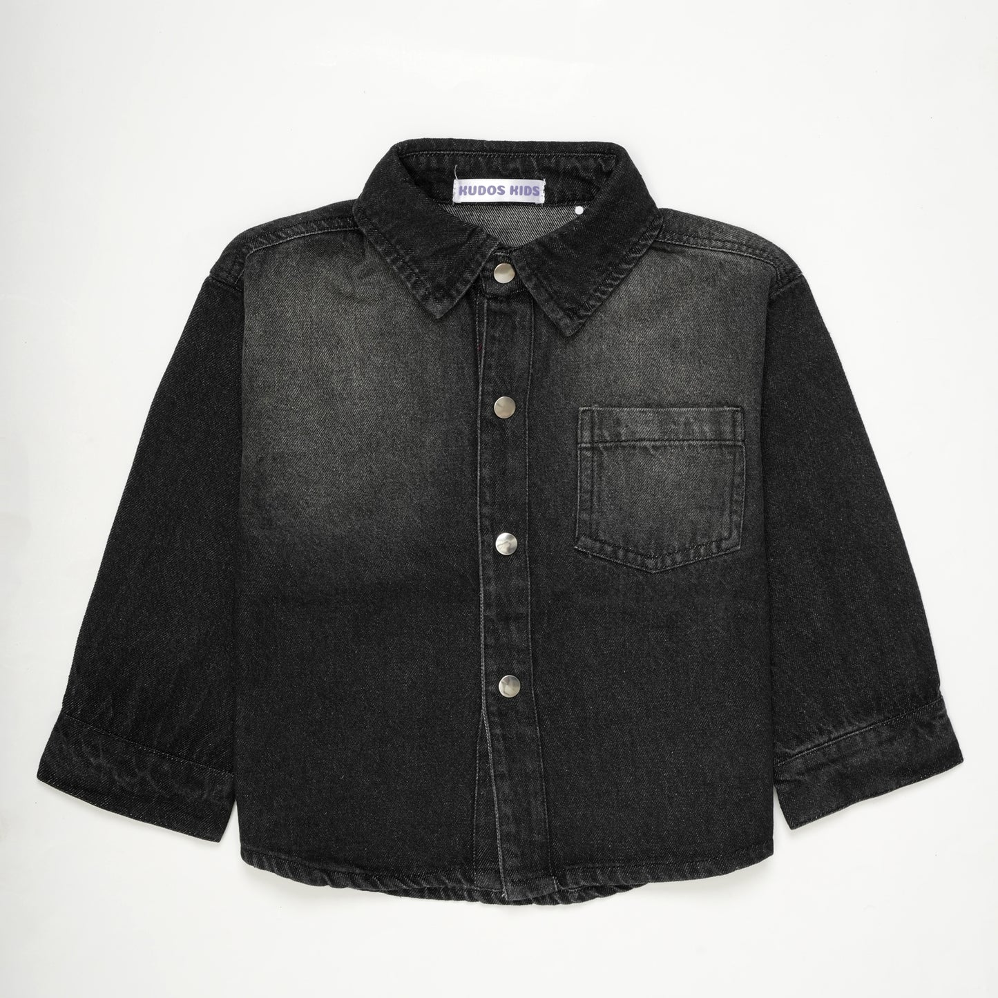 DENIM SHIRT BLACK #196