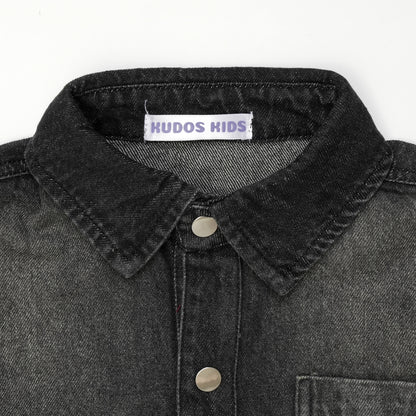 DENIM SHIRT BLACK #196