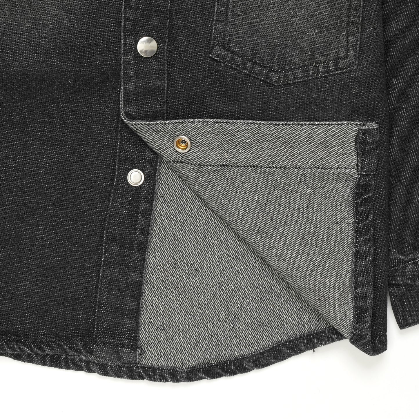 DENIM SHIRT BLACK #196