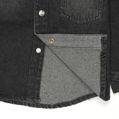 DENIM SHIRT BLACK #196