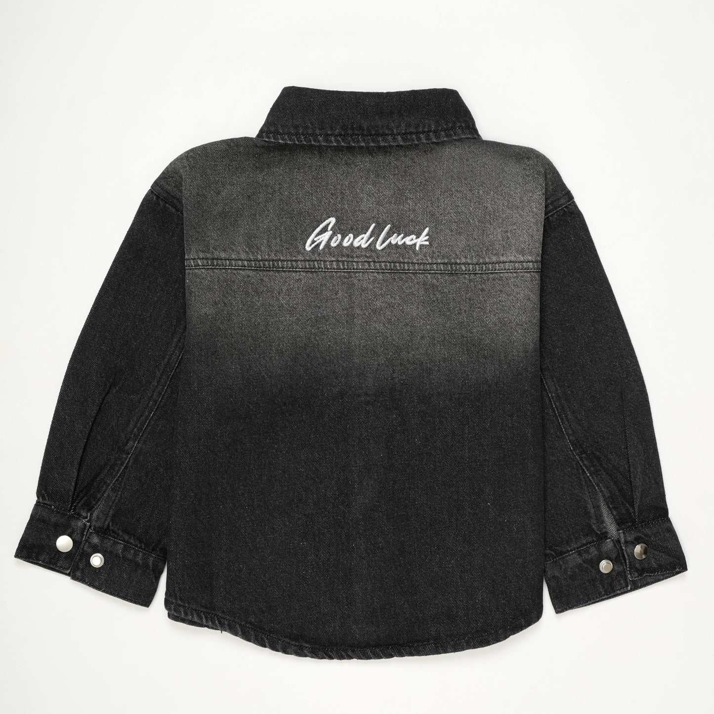 DENIM SHIRT BLACK #196
