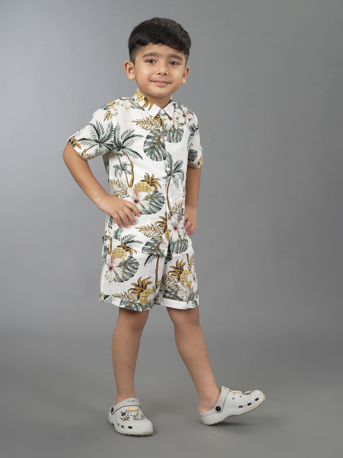 PRINTED C-ORD SET WHITE