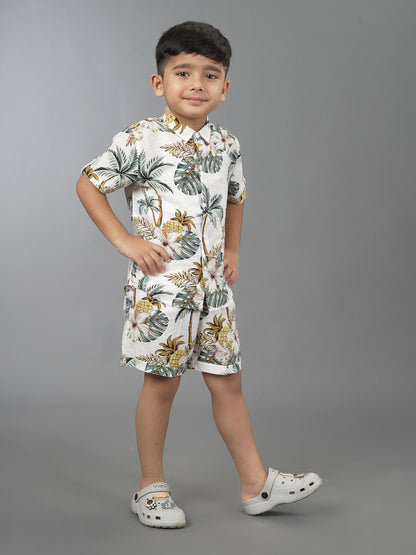 PRINTED C-ORD SET WHITE