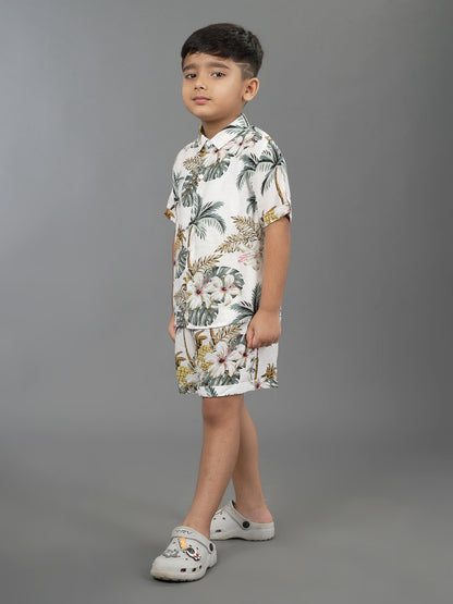 PRINTED C-ORD SET WHITE