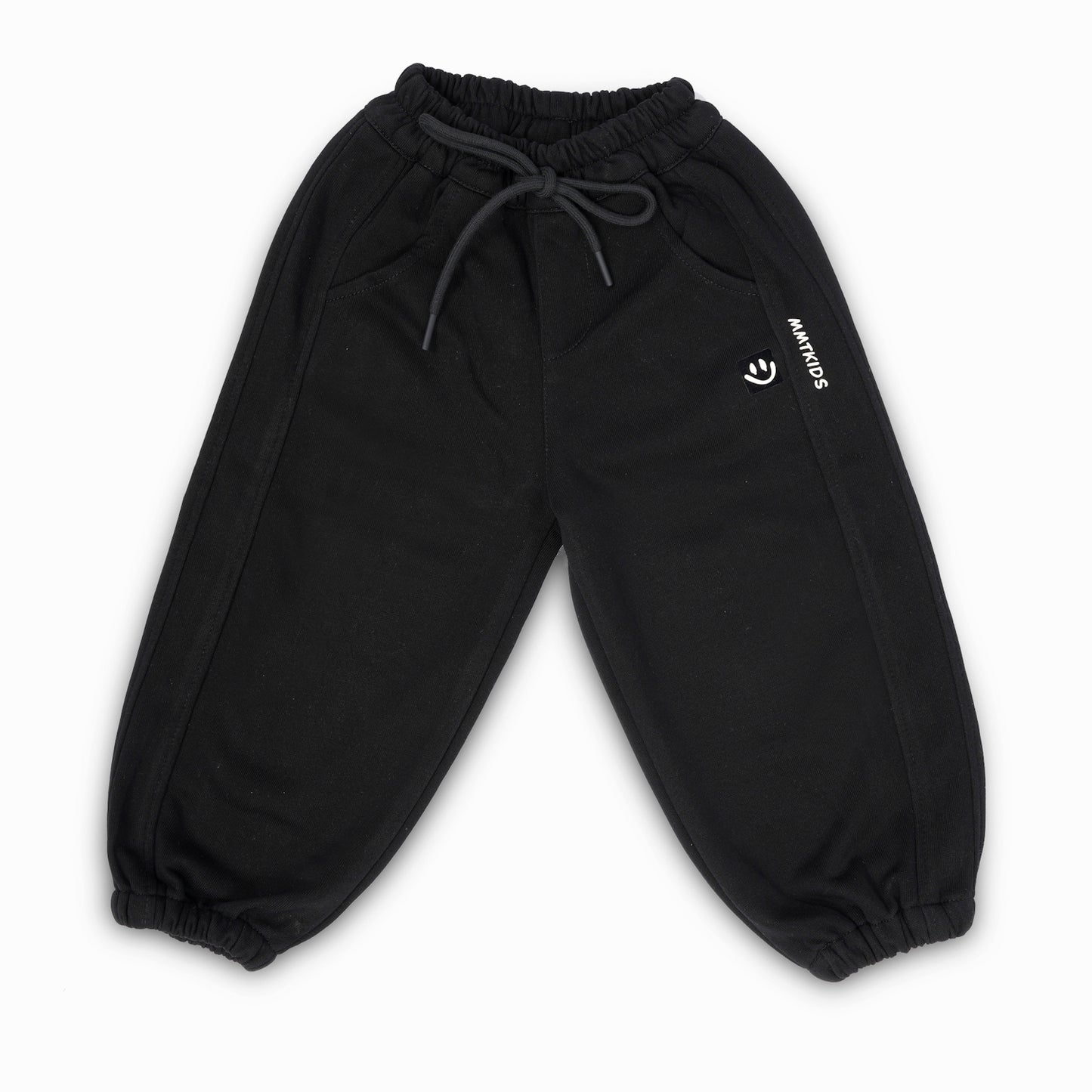 SMILE BLACK JOGGERS #124A
