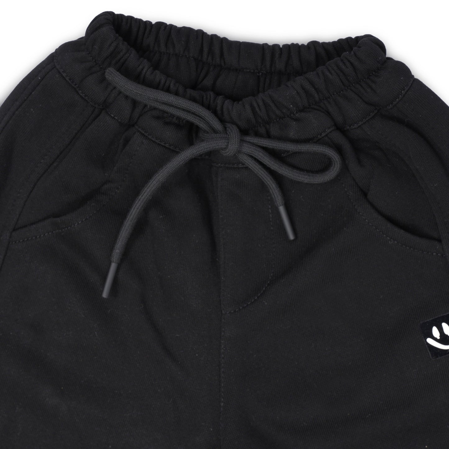 SMILE BLACK JOGGERS #124A