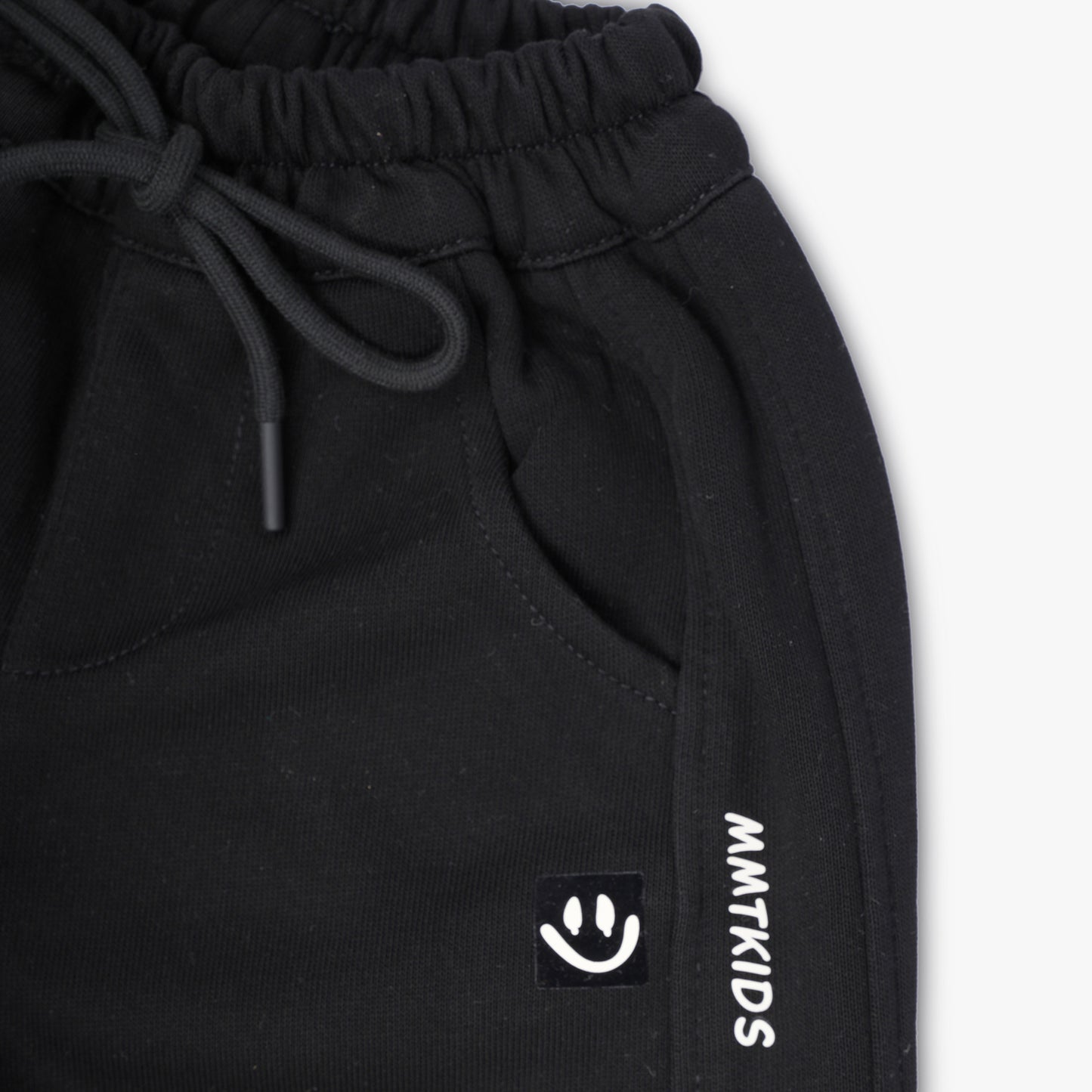 SMILE BLACK JOGGERS #124A