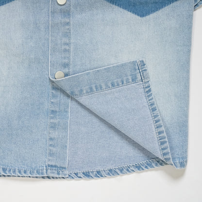 COMFORTABLE FIT DENIM SHIRT