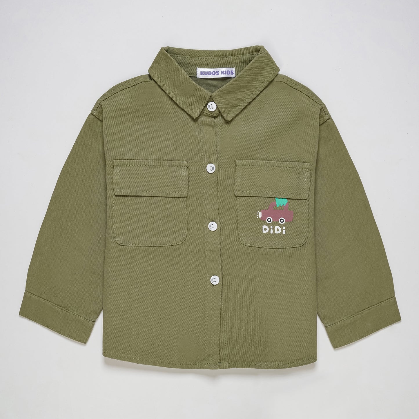DOUBLE POCKET SHIRT OLIVE
