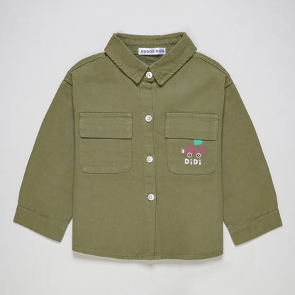 DOUBLE POCKET SHIRT OLIVE