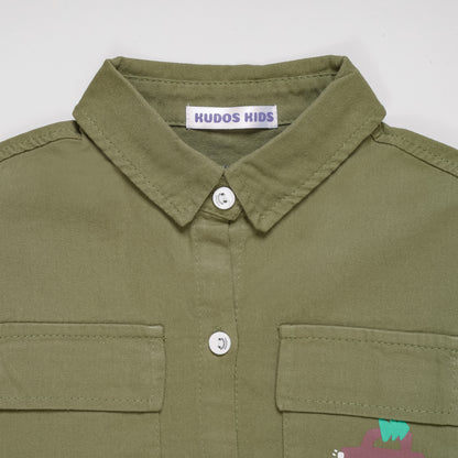 DOUBLE POCKET SHIRT OLIVE