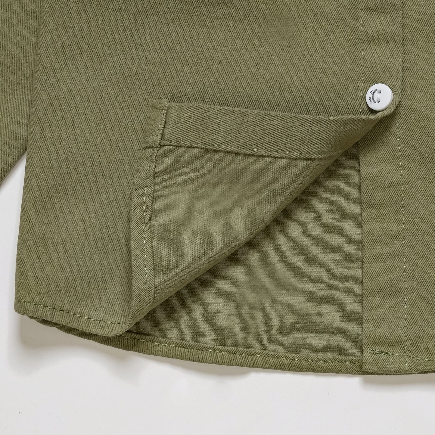 DOUBLE POCKET SHIRT OLIVE