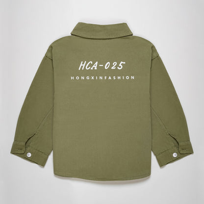 DOUBLE POCKET SHIRT OLIVE