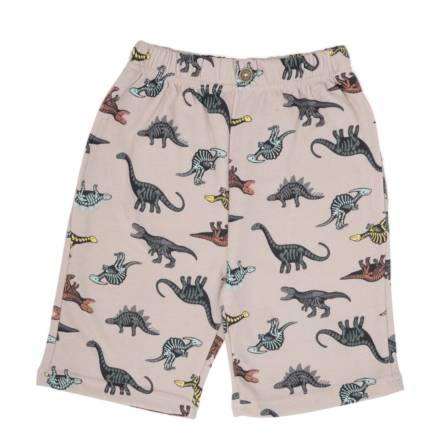 Dinosaur Print Long Shorts