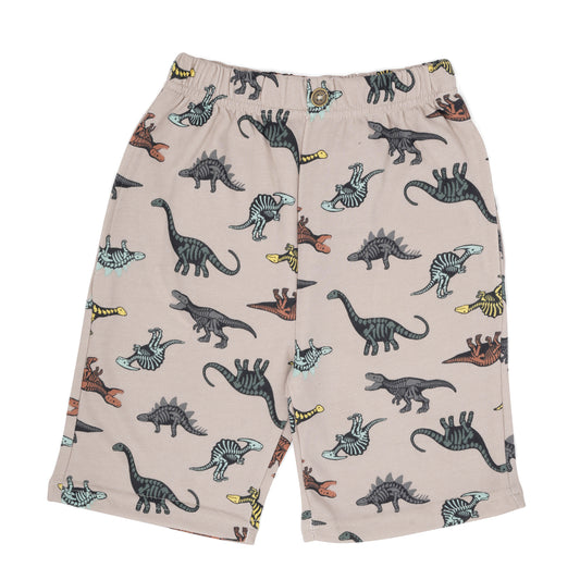 Dinosaur Print Long Shorts