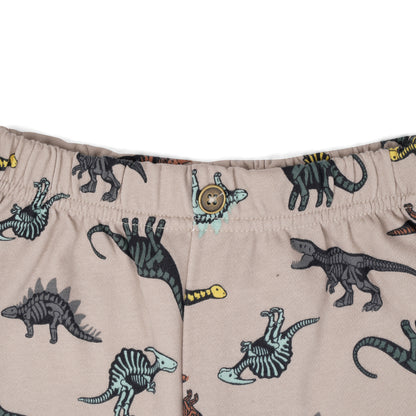 Dinosaur Print Long Shorts