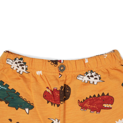 Alligator Print Shorts
