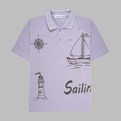 SALING PURPLE T SHIRT