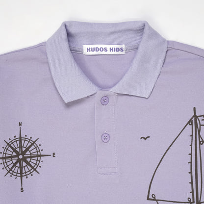 SALING PURPLE T SHIRT