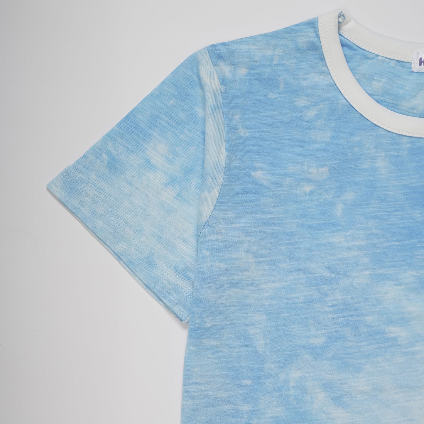 BLUE TIE DYE CASUAL T-SHIRT #125