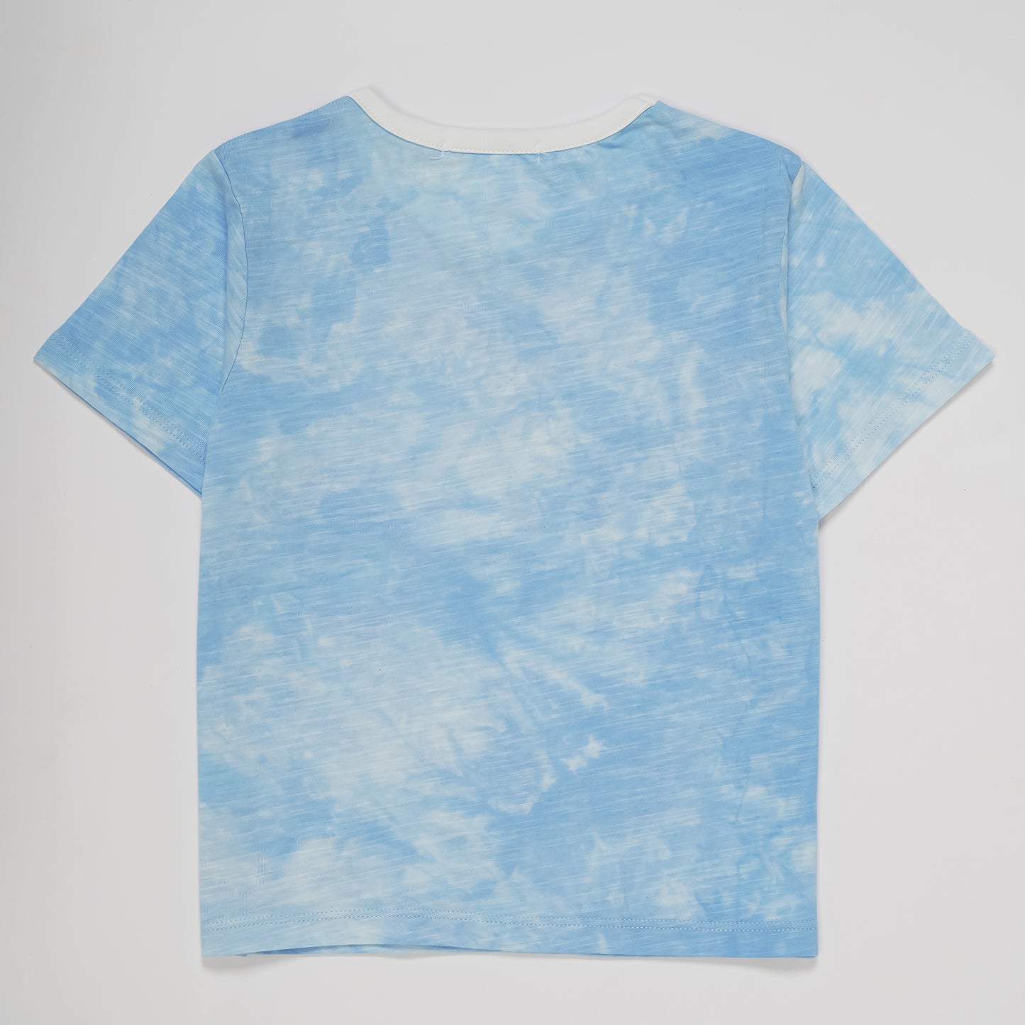 BLUE TIE DYE CASUAL T-SHIRT #125
