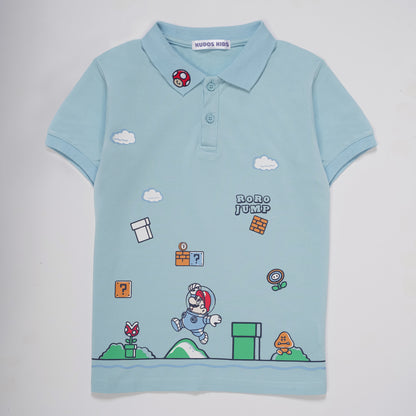 RORO JUMP POLO T-SHIRT