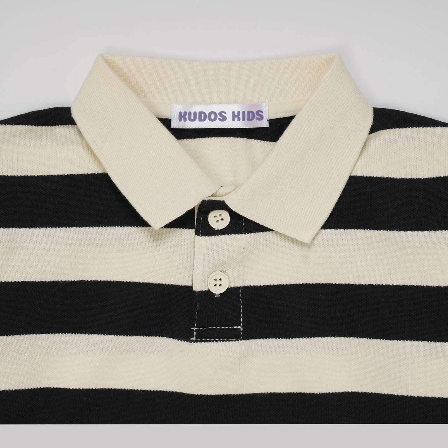 STRIPED POLO BLACK OMREY