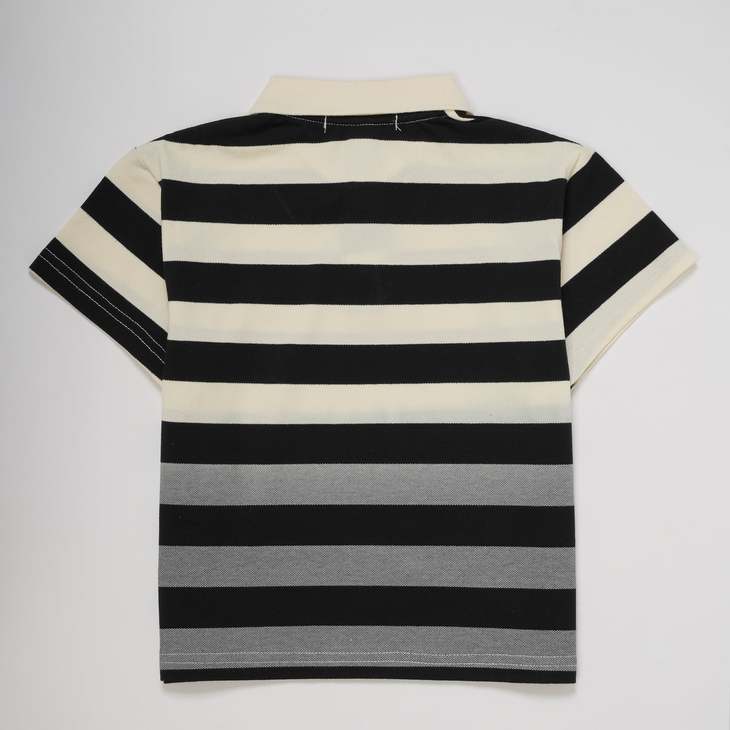 STRIPED POLO BLACK OMREY