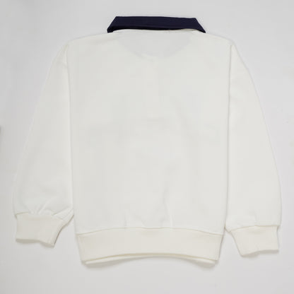 BORN CHAMP PULLOVER WHITE
